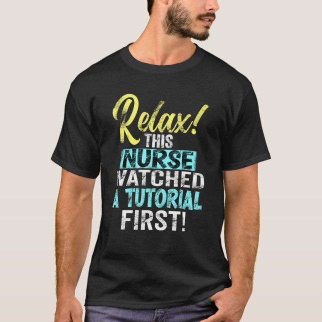 Camiseta Enfermeira Observou Um Nurselife Tutorial Nurselif (Frente)