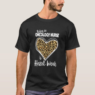 Camiseta Enfermeira Oncologia Xadrez-leopardo-Cute, Enferme
