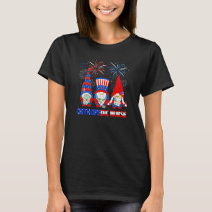 Camiseta Enfermeira Ortopedia Americana Stethoscope 4º O
