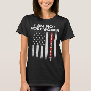 Camiseta Enfermeira Ortopedia Maioria das Mulheres Enfermag