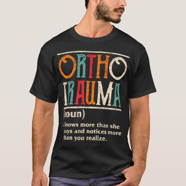 Camiseta Enfermeira Ortopedia Trauma Ortopedia Enfermeira Ó (Frente)