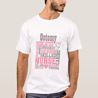 Camiseta Enfermeira Ostomia Cancer Colônico Stoma Bag Crohn