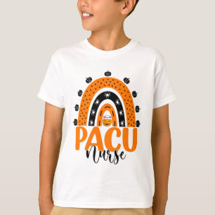 Camiseta Enfermeira Pacu Rainbow Pacu Enfermando Pumpkin Ha