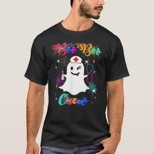Camiseta Enfermeira paramédica Enfermeira Halloween Boo Enf