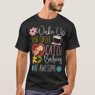 Camiseta Enfermeira Parteira de Trabalho de Parto e Parto