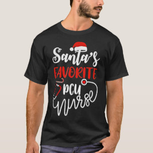 Camiseta Enfermeira PCU Papai Noel com Enfermeira Cane X