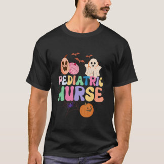 Camiseta Enfermeira Pediátrica Assustadora Fantasma Fantasi