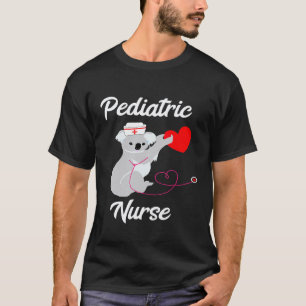 Camiseta Enfermeira Pediátrica Coala Urso Eucalipto Austrál