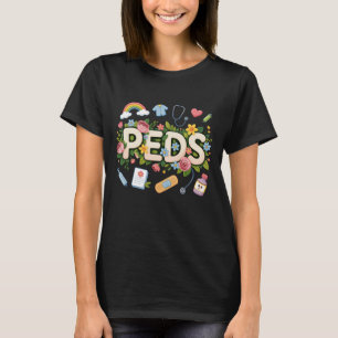 Camiseta Enfermeira Pediátrica Coisas Enfermeira Pediátrica