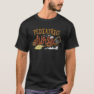 Camiseta Enfermeira Pediátrica Halloween Enfermeira Pediátr
