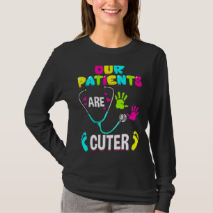 Camiseta Enfermeira Pediátrica Os Nossos Doentes São Ruas H
