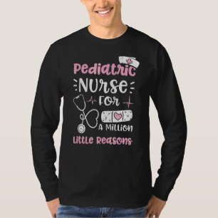 Camiseta Enfermeira Pediátrica Para Um Milhão De Pequenos R