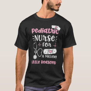 Camiseta Enfermeira Pediátrica Para Um Milhão De Pequenos R