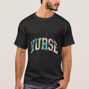 Camiseta Enfermeira Plantas Tropicais Enfermeira Havaí Féri