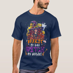 Camiseta Enfermeira por bruxa noturna Engraçada Feiticeira