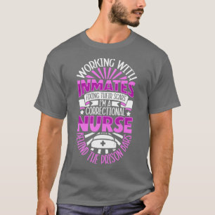 Camiseta Enfermeira por trás dos bares de prisão