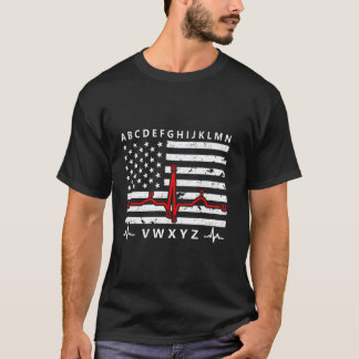 Camiseta Enfermeira PQRST Engraçada Estudante de Enfermagem