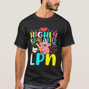Camiseta Enfermeira Prática Licenciada Do Urso Koala Koala