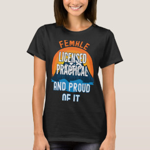Camiseta Enfermeira Prática Licenciada E Orgulho Dela