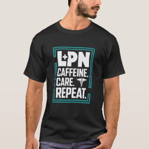Camiseta Enfermeira Prática Licenciada Médica Projetos LPN