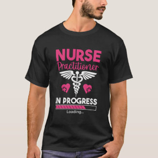 Camiseta Enfermeira Praticante Em Andamento Estudante De En