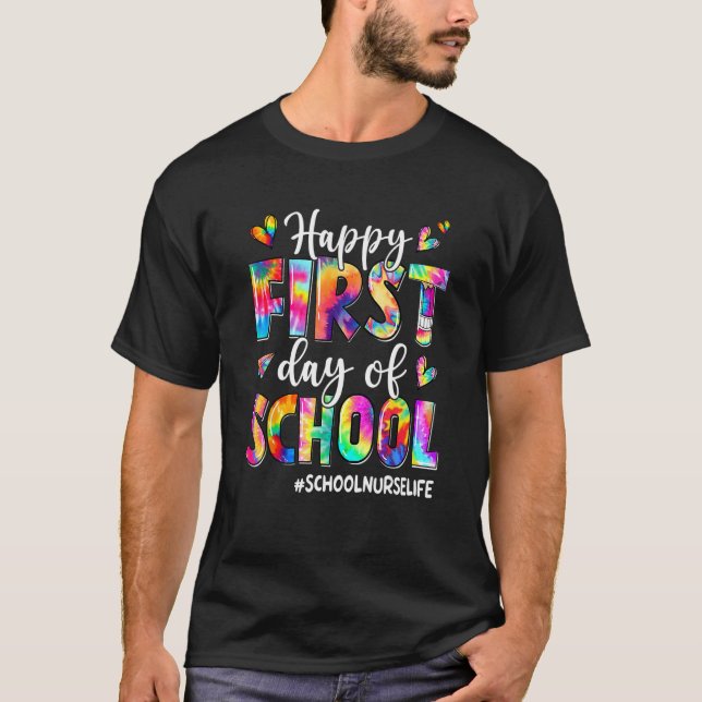 Camiseta Enfermeira Primeiro Dia Da Enfermeira Da Escola En (Frente)