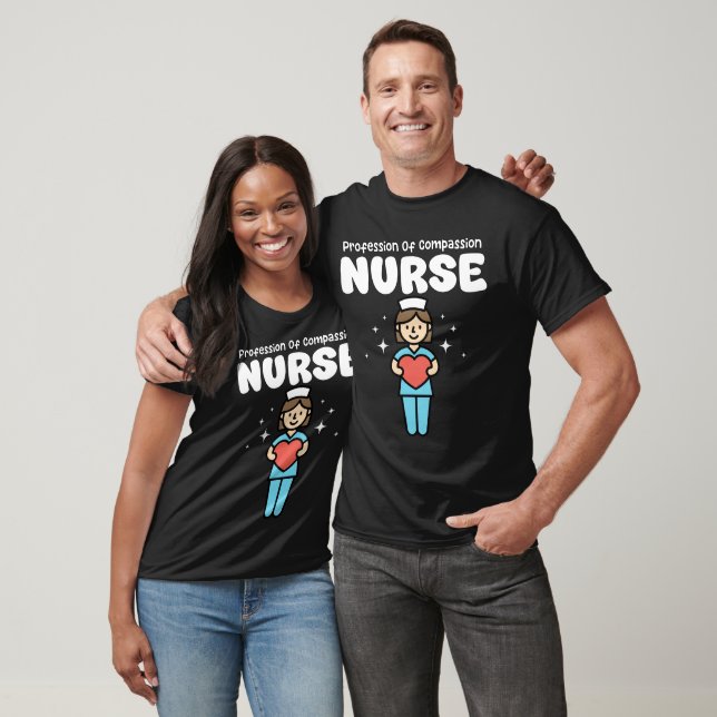 CAMISETA ENFERMEIRA - PROFISSÃO DE COMPASSIVIDADE (Unissex)