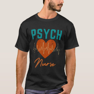 Camiseta Enfermeira Psiquiátrica Equipe Engraçada de Saúde