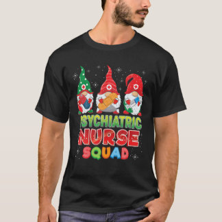 Camiseta Enfermeira Psiquiátrica Gnomos de Natal Feios