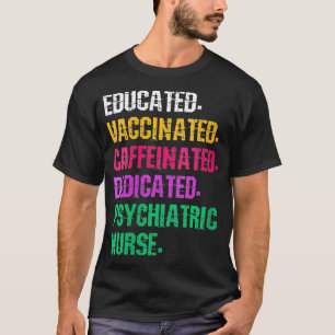 Camiseta Enfermeira Psiquiátrica Retro Enfermeira Psiquiátr