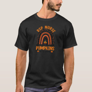 Camiseta Enfermeira Rainbow Eu Me Preocupo Com Os Pumpkins