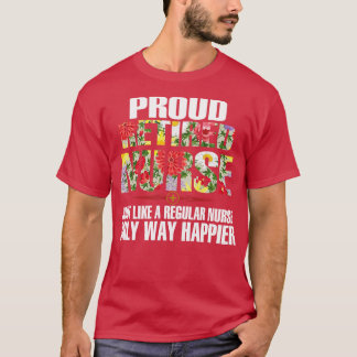 Camiseta Enfermeira Reformada Orgulhosa Tal Como Uma Enferm
