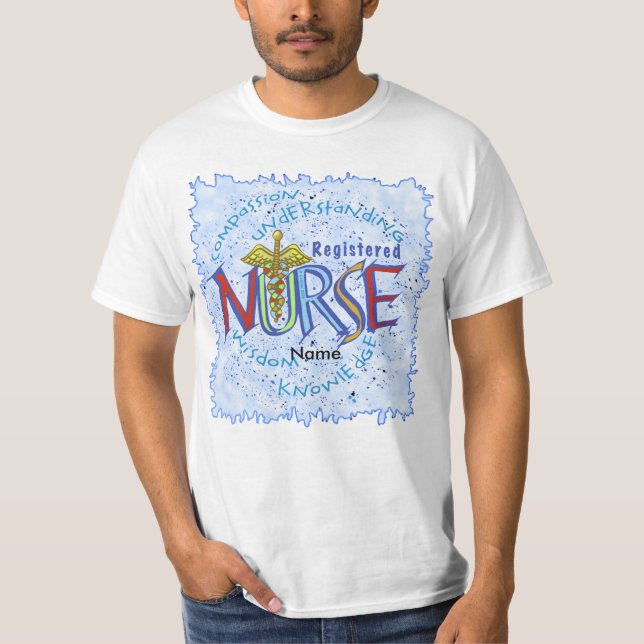 Camiseta Enfermeira Registrada Caduceu (Frente)