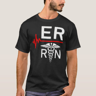 Camiseta Enfermeira Registrada Da Sala De Emergência, Dom E
