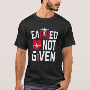 Camiseta Enfermeira Registrada Não Dado Enfermagem CNA RN