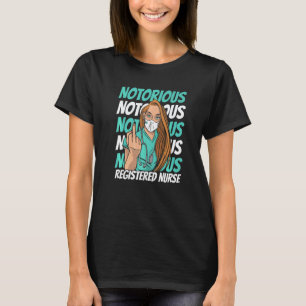 Camiseta Enfermeira Registrada Notória Enfermeira Registra