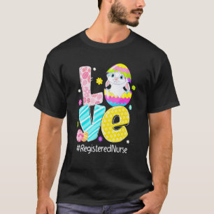 Camiseta Enfermeira Registrada Orelhas de Coelho Ovos de Pá