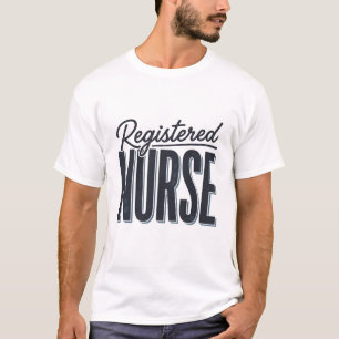 Camiseta Enfermeira Registrada Tipografia Script Design Vet