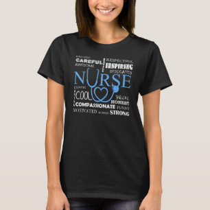 Camiseta Enfermeira Rn Cna Nicu Estudante De Enfermagem Méd