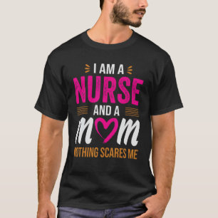 Camiseta Enfermeira Roupa sou enfermeira e mãe nada assusta