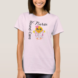 Camiseta Enfermeira sem fôlego do cuidado do pintinho v2 d