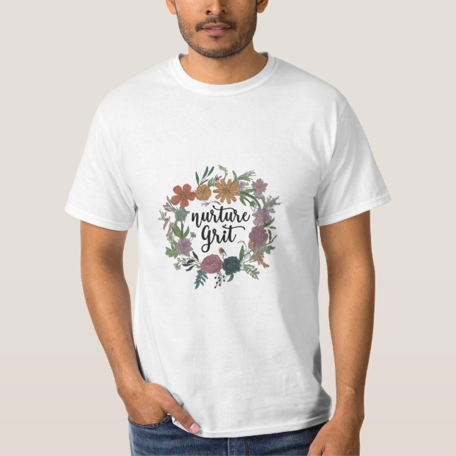 Camiseta "Enfermeira seu Grit." em várias cores. (Frente)