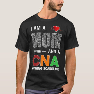 Camiseta Enfermeira Sou Mãe E Nada Me Assusta