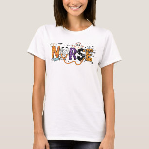 Camiseta Enfermeira Spooky Doodle Halloween