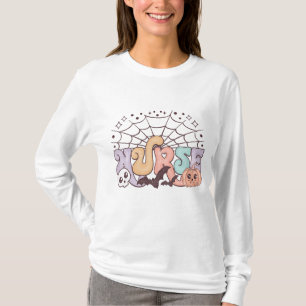 Camiseta Enfermeira Spooky Halloween