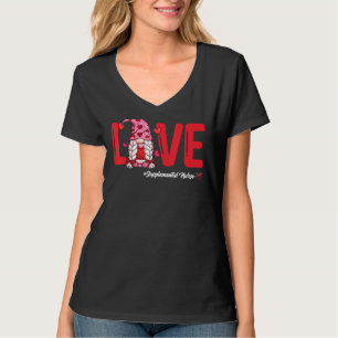 Camiseta Enfermeira Suplementar do Amor a dia de os namorad