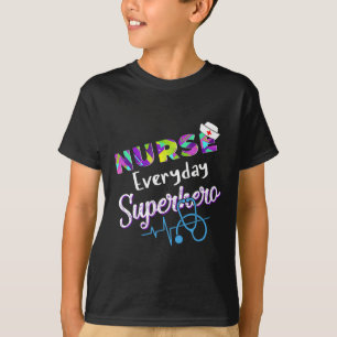 Camiseta Enfermeira Todos os Dias com Coloração de Super He