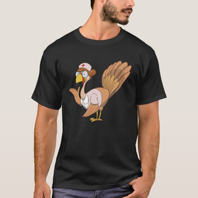 Camiseta Enfermeira Turca de Ação de Graças (Frente)