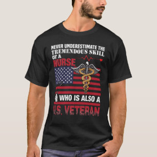 Camiseta Enfermeira U S Veteran