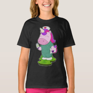 Camiseta Enfermeira Unicórnio Medicina